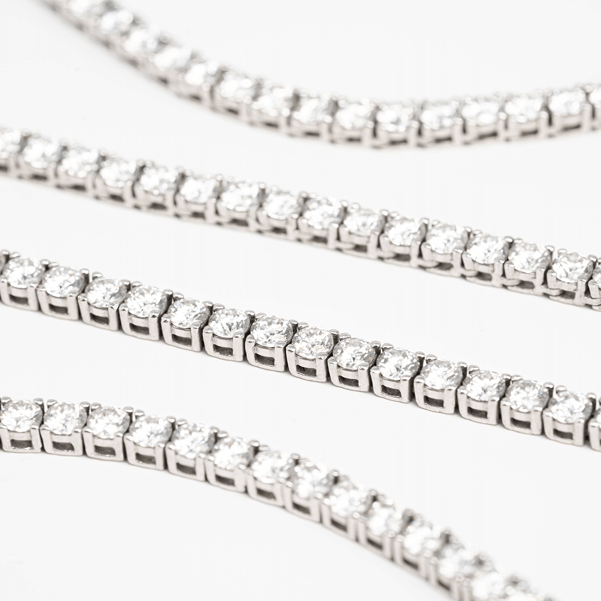 Tennis Chain - 925 Sterling Silver Moissanite