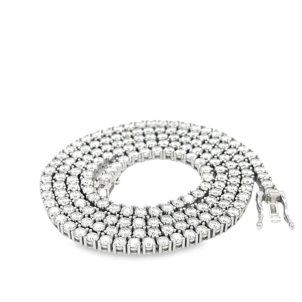 Tennis Chain - 925 Sterling Silver Moissanite