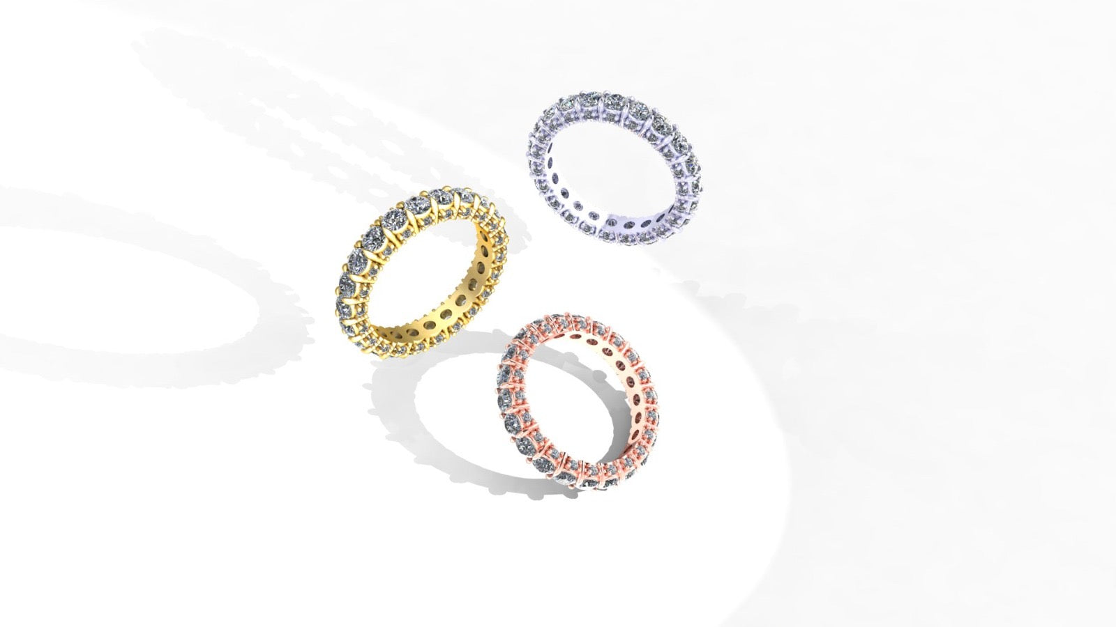 Eagle Claw Diamond Eternity Ring