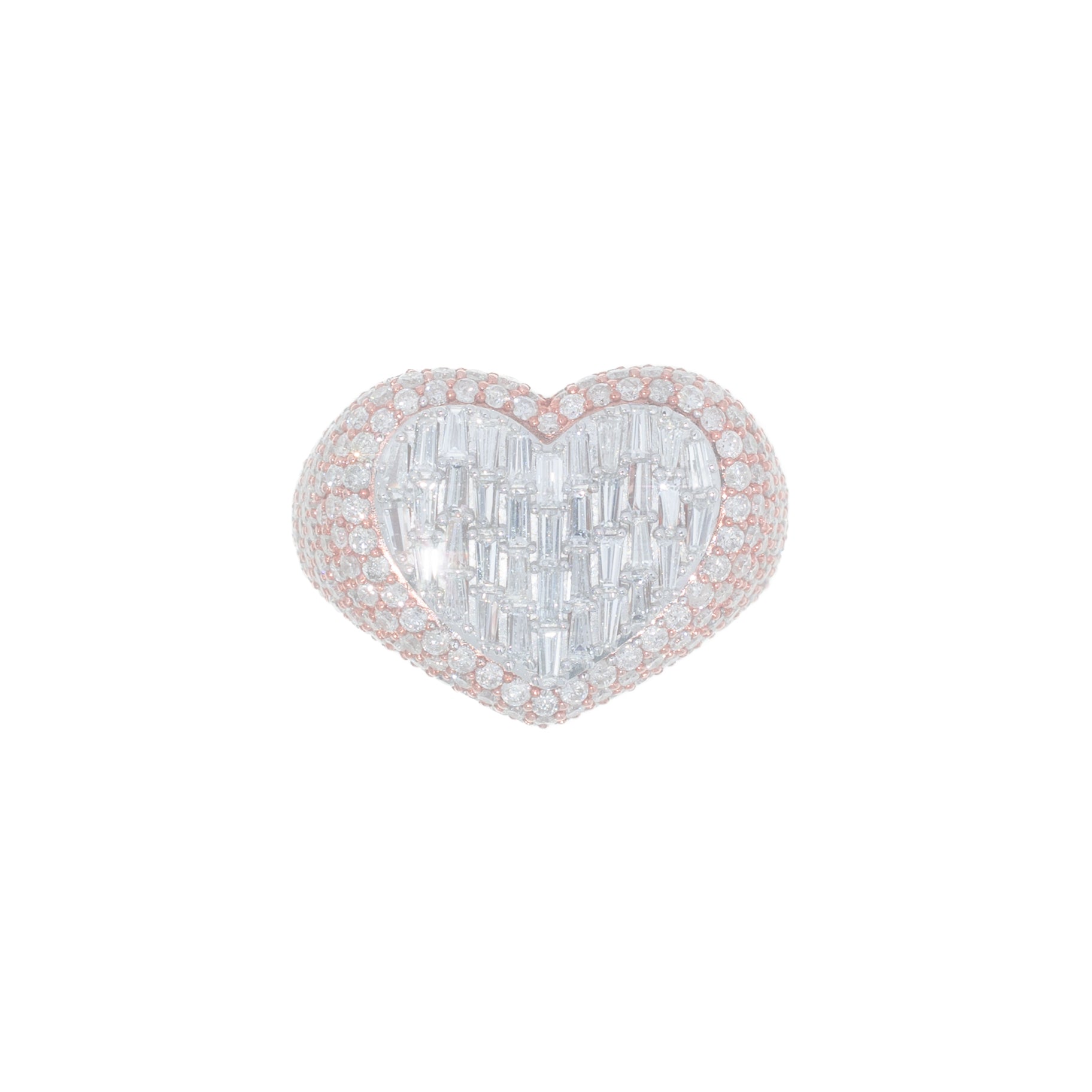 Heart Ring With Emeralds