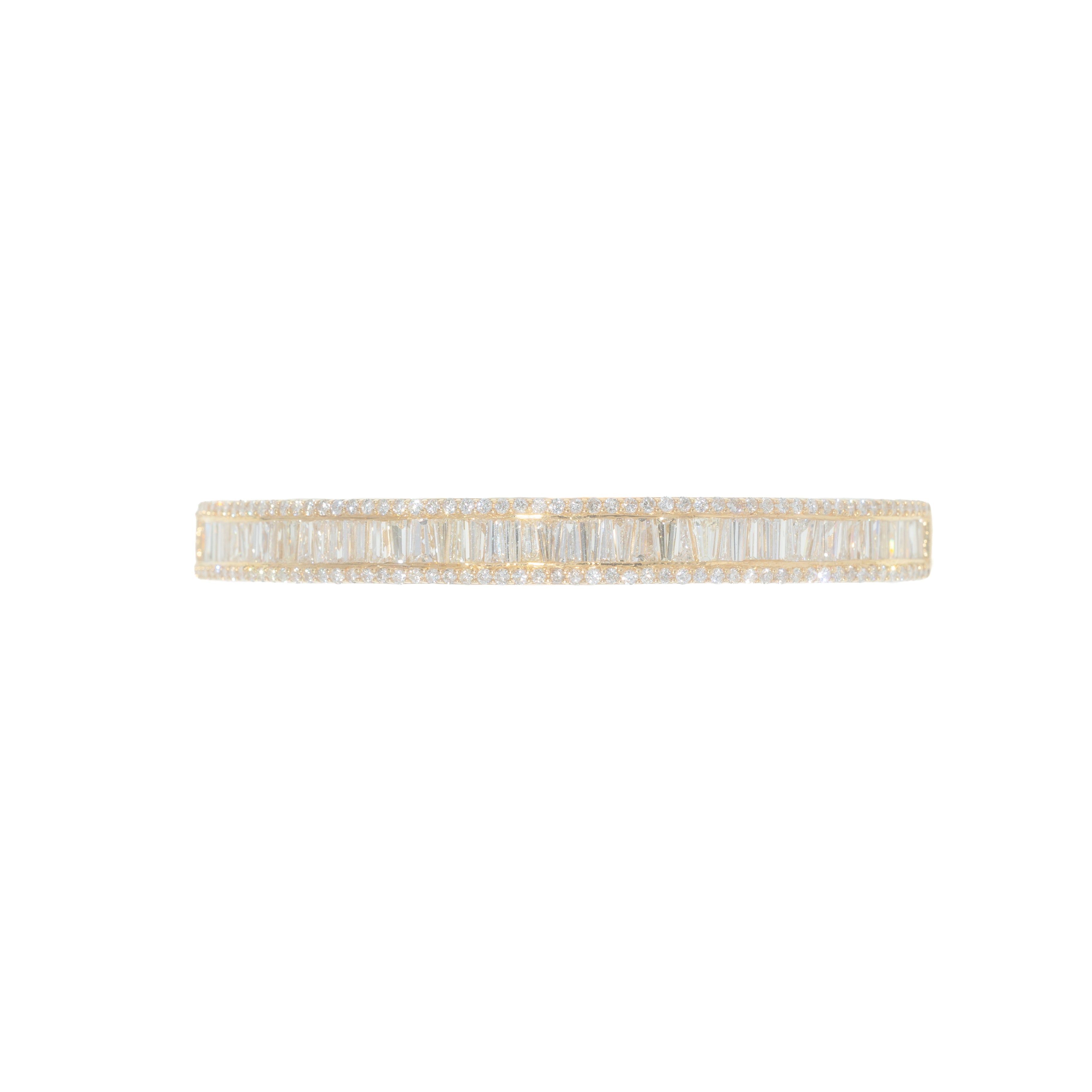 Bangle With Diamond's & Emerald's