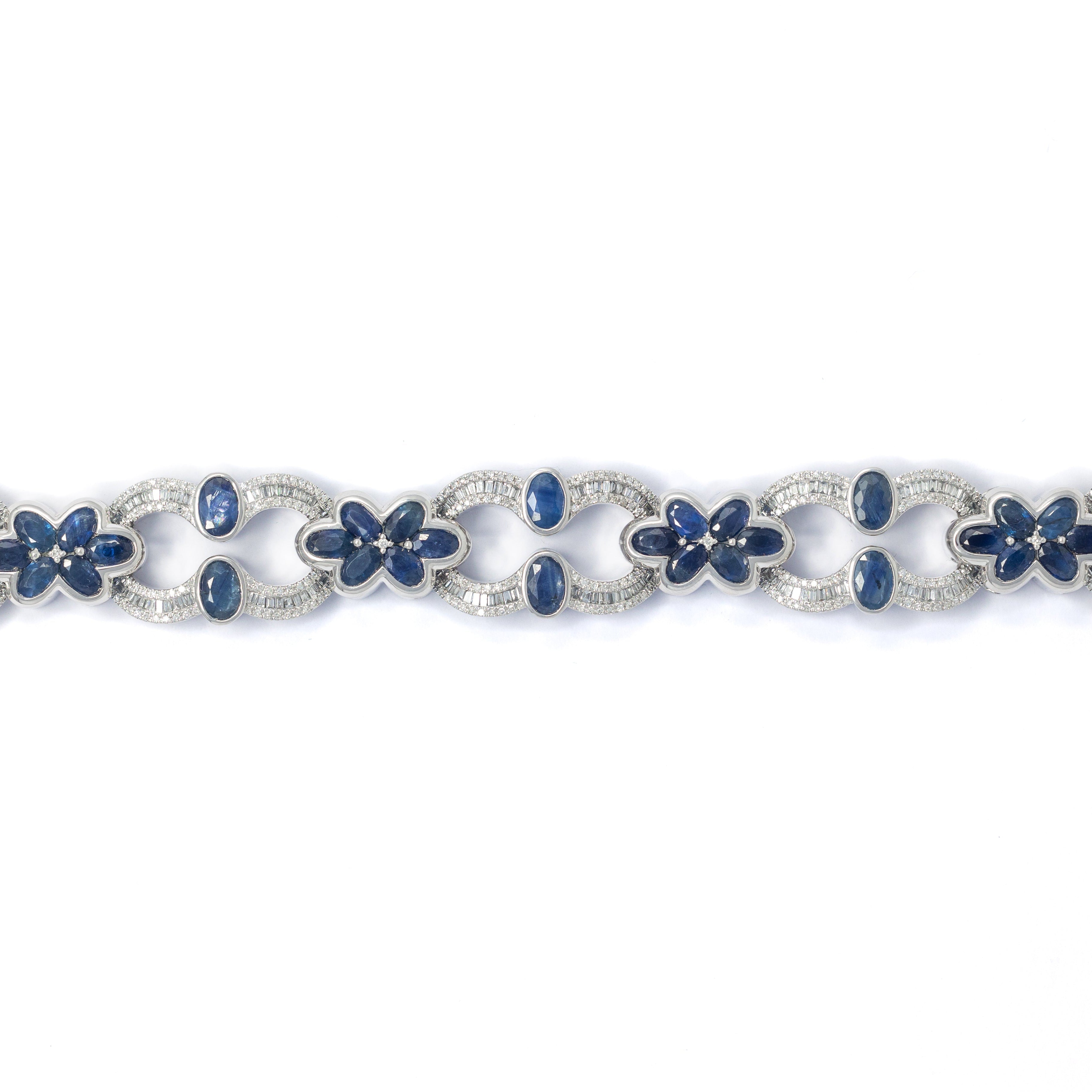 Infinity Bracelet With Diamond's & Ruby's