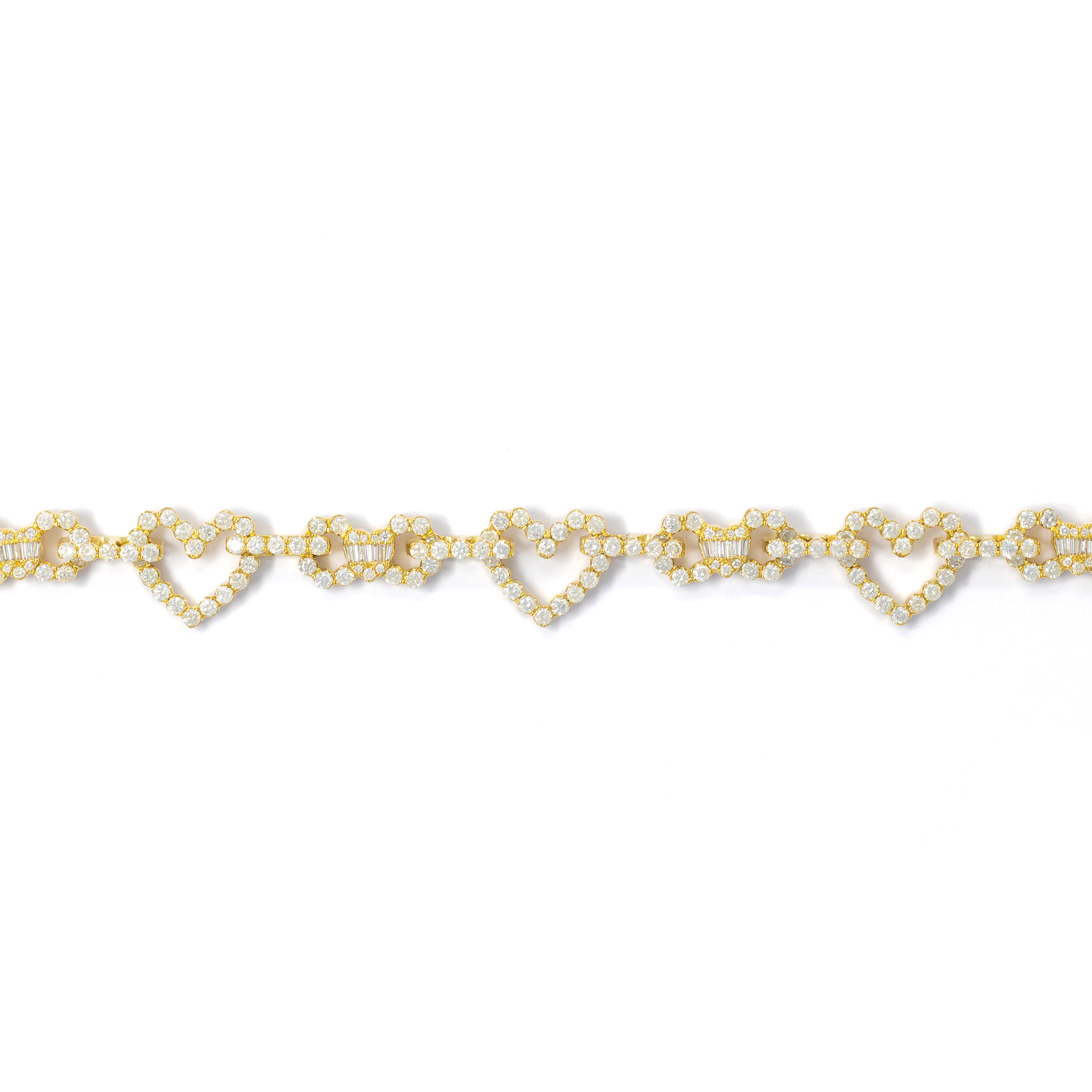Heart Bracelet With Diamonds