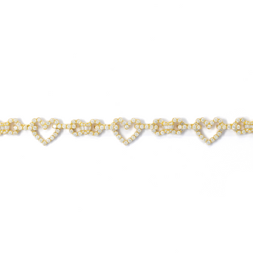 Heart Bracelet With Diamonds