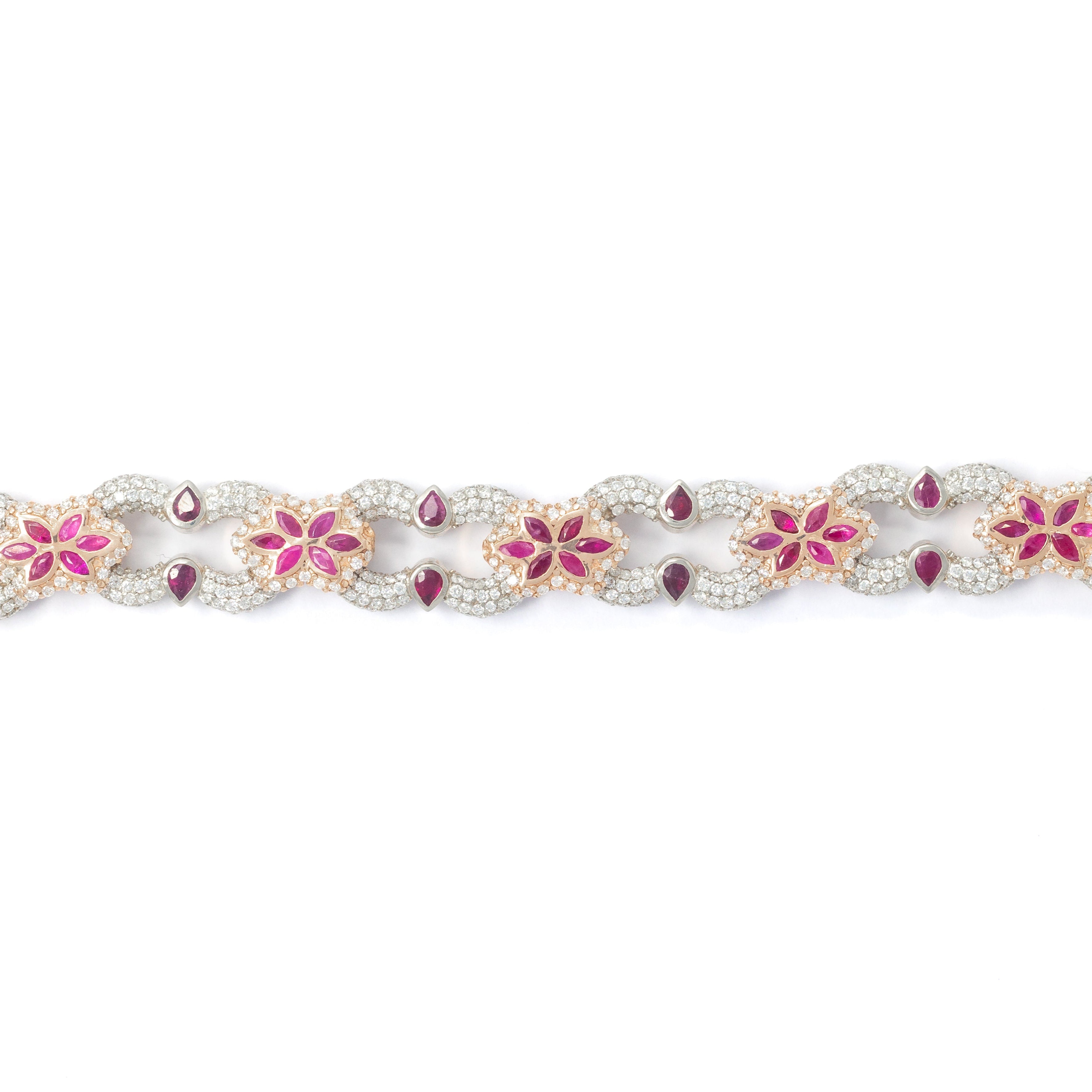 Infinity Bracelet With Diamonds