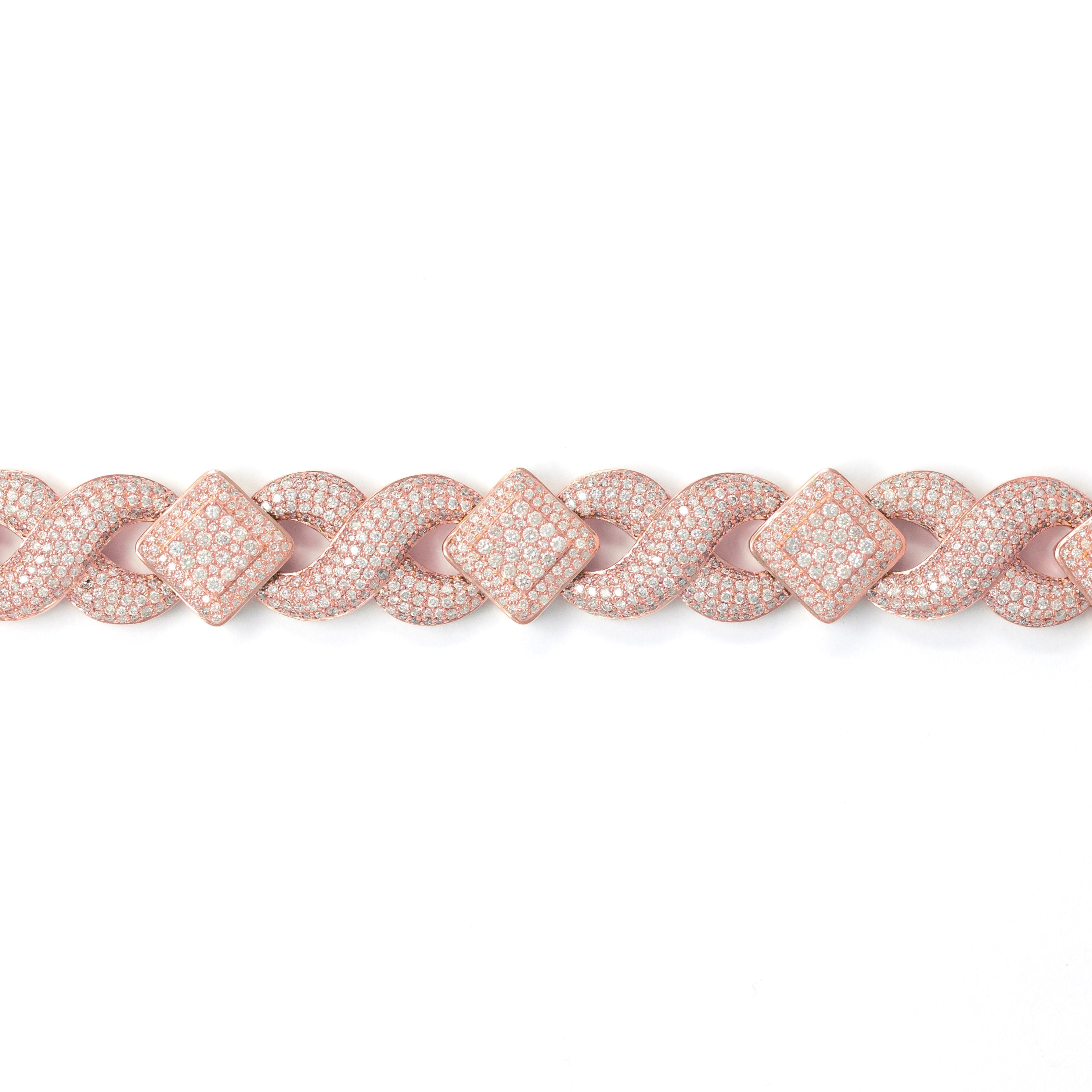 Infinity Bracelet With Diamonds
