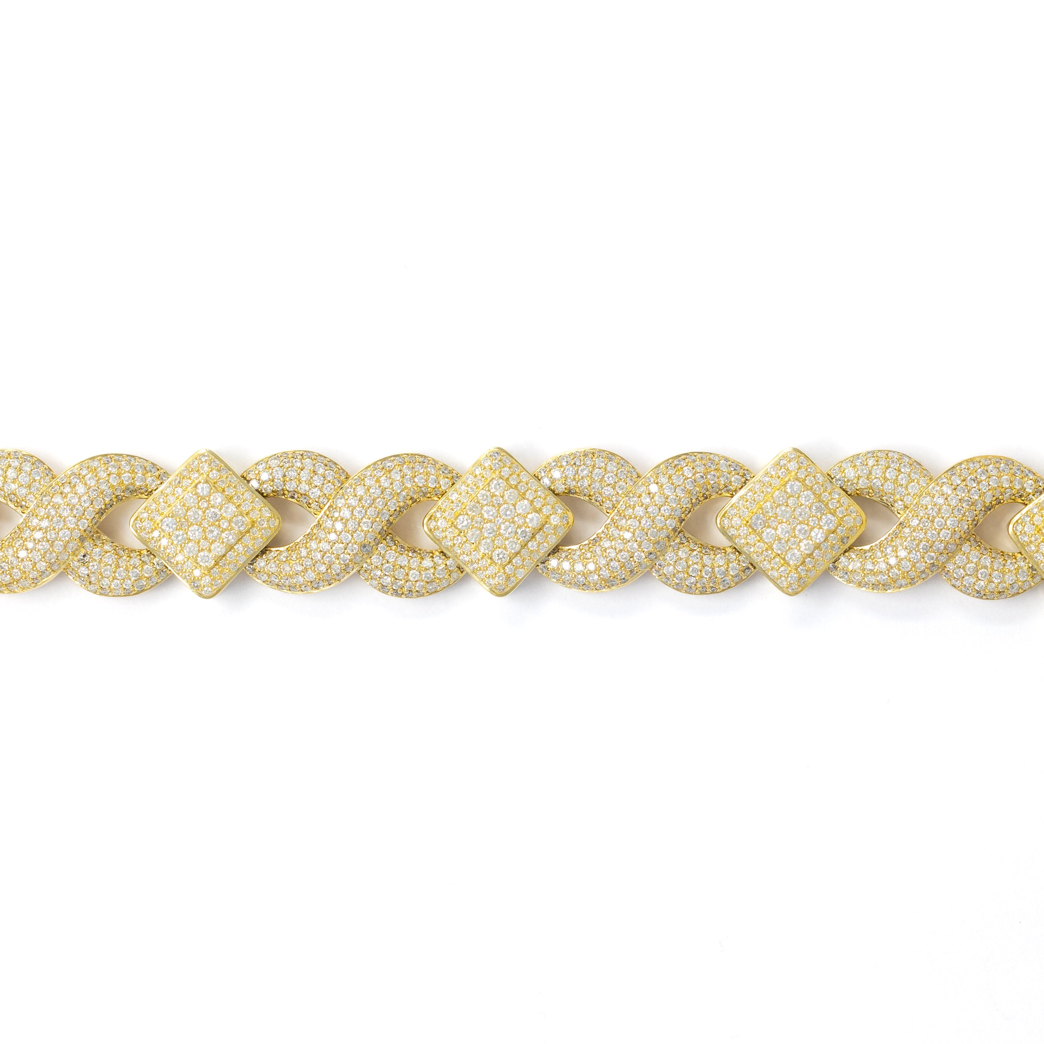 Infinity Bracelet With Diamonds