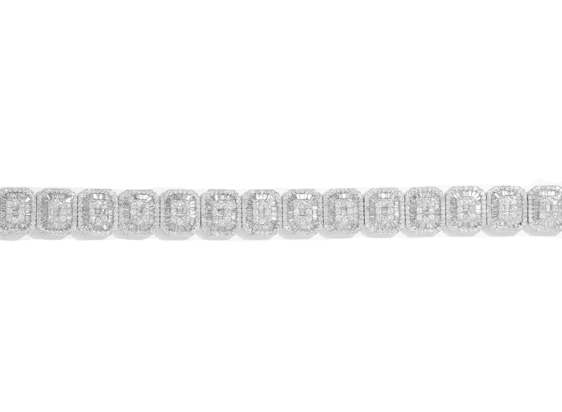 Bracelet with Diamonds And Baguettes