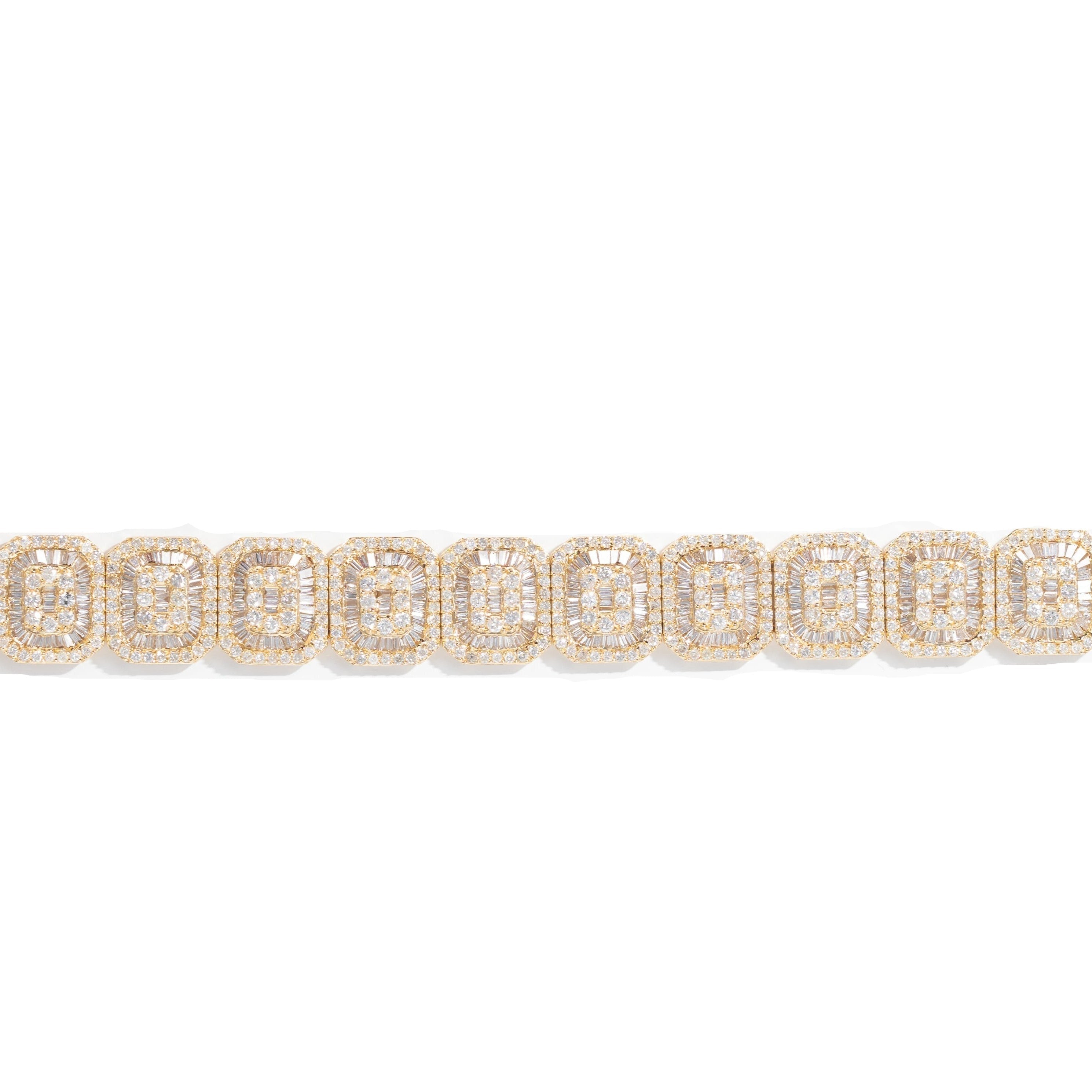 Bracelet with Diamonds And Baguettes