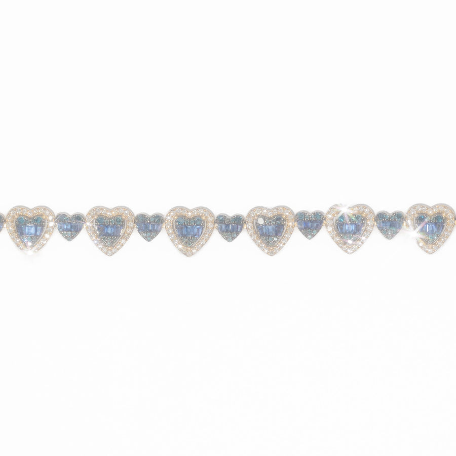 Heart Bracelet With Diamonds