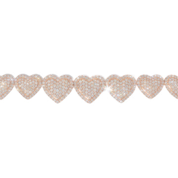 Heart Bracelet With Diamonds