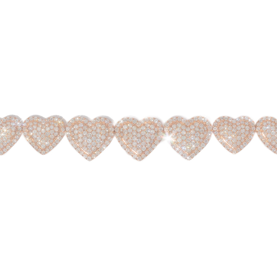 Heart Bracelet With Diamonds