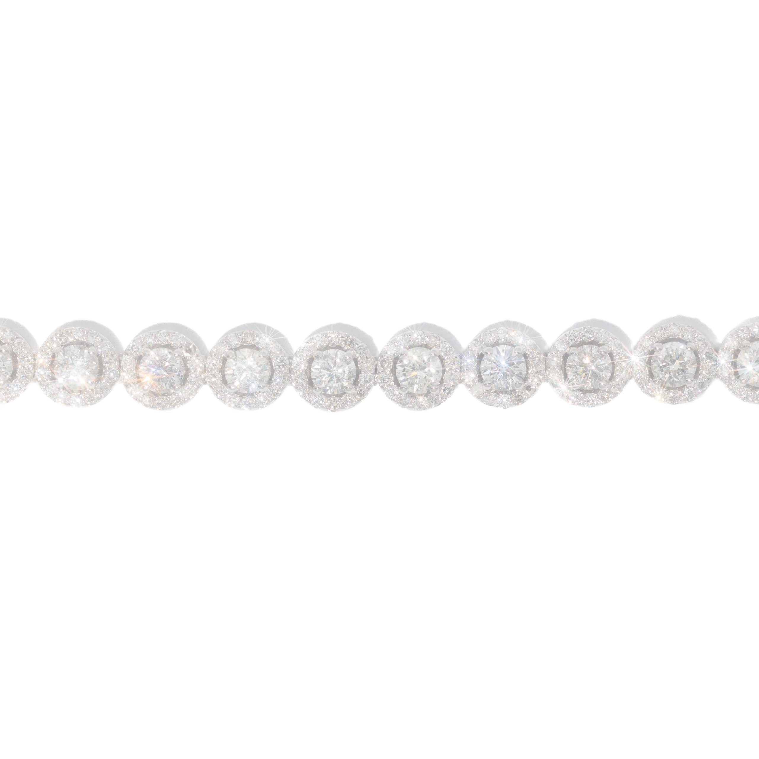 Tennis Bracelet With Round Diamonds