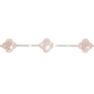 Motif Tennis Bracelet With Emeralds