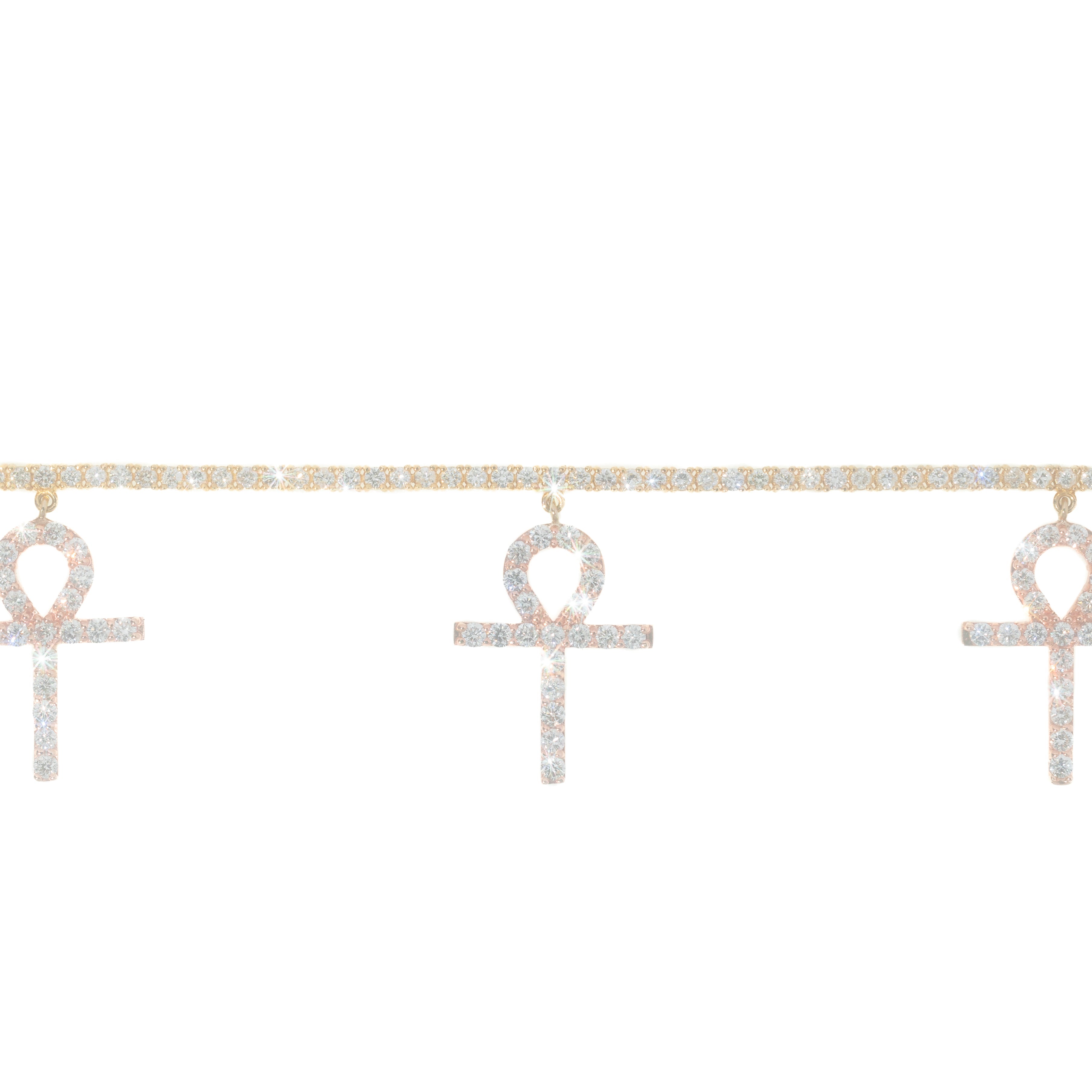 Tennis Cross Bracelet