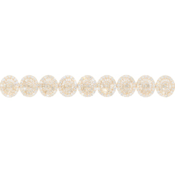 Bracelet With Diamonds & Baguettes