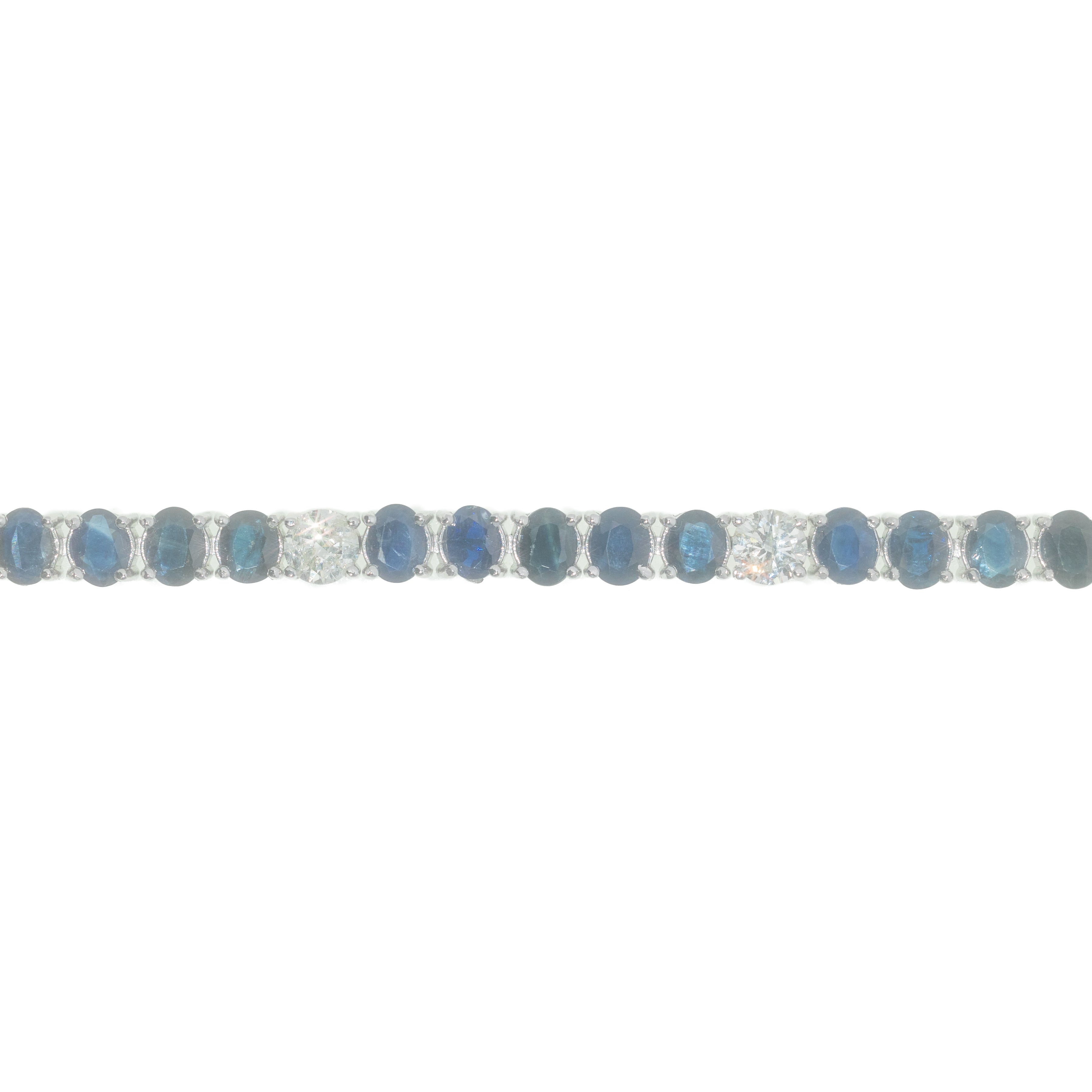 Tennis Bracelet With Sapphires
