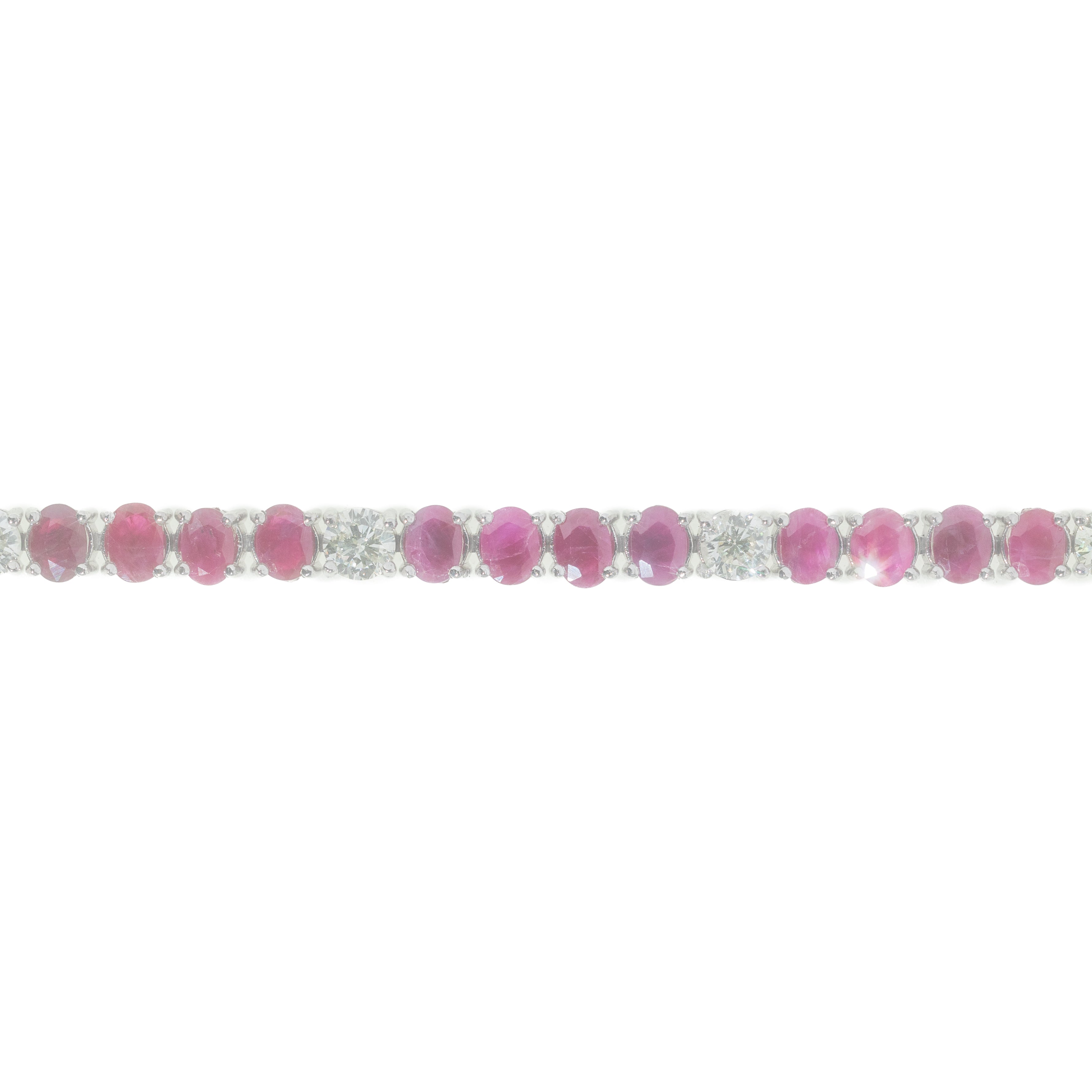 Tennis Bracelet With Rubys