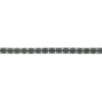 Tennis Bracelet With Black Diamonds