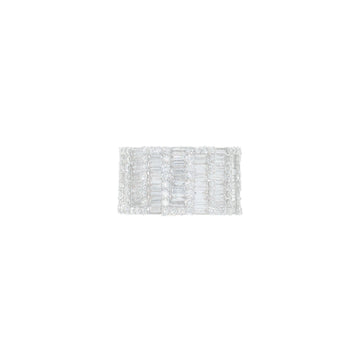 Eternity Ring With Diamonds & Baguettes