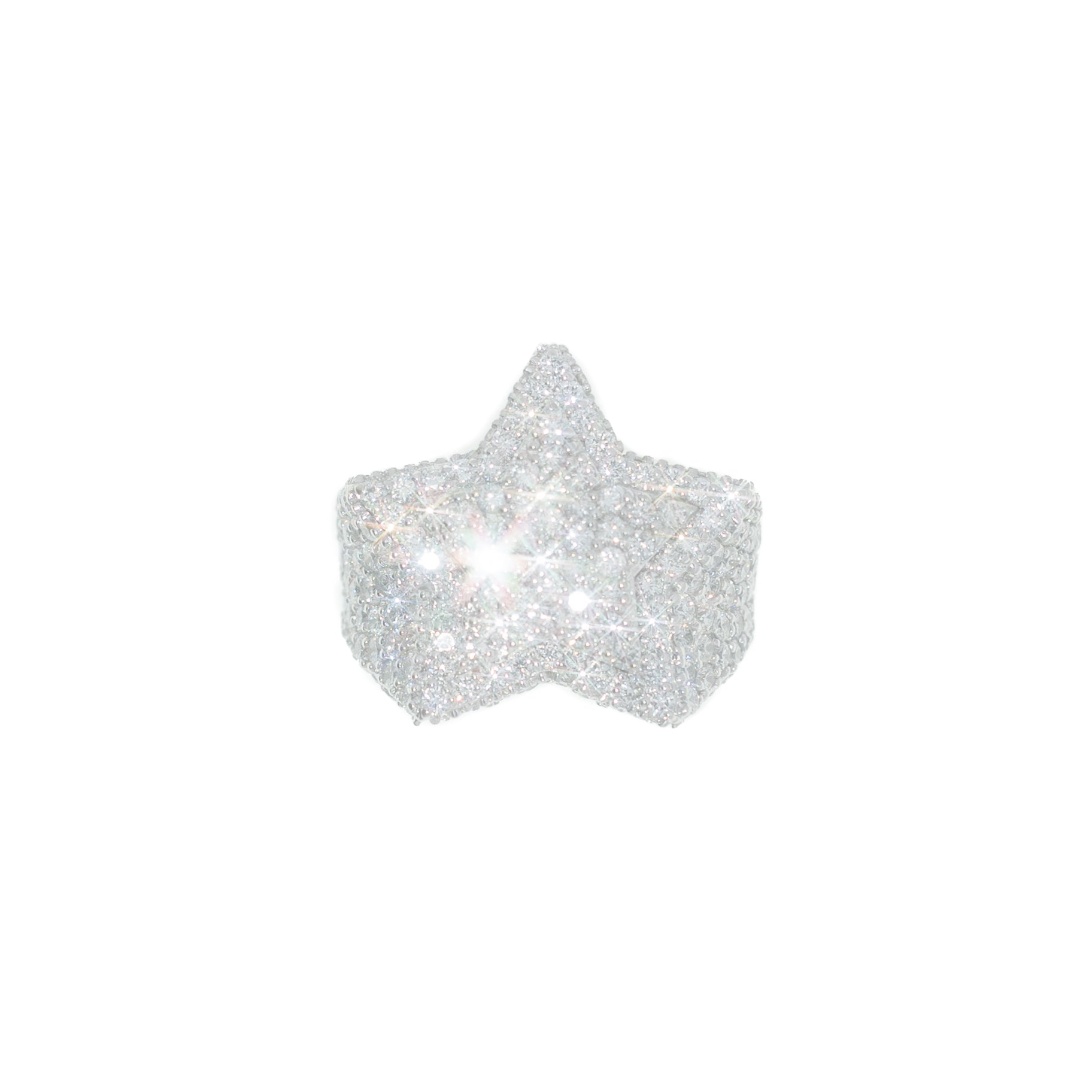 Star Ring With Diamonds