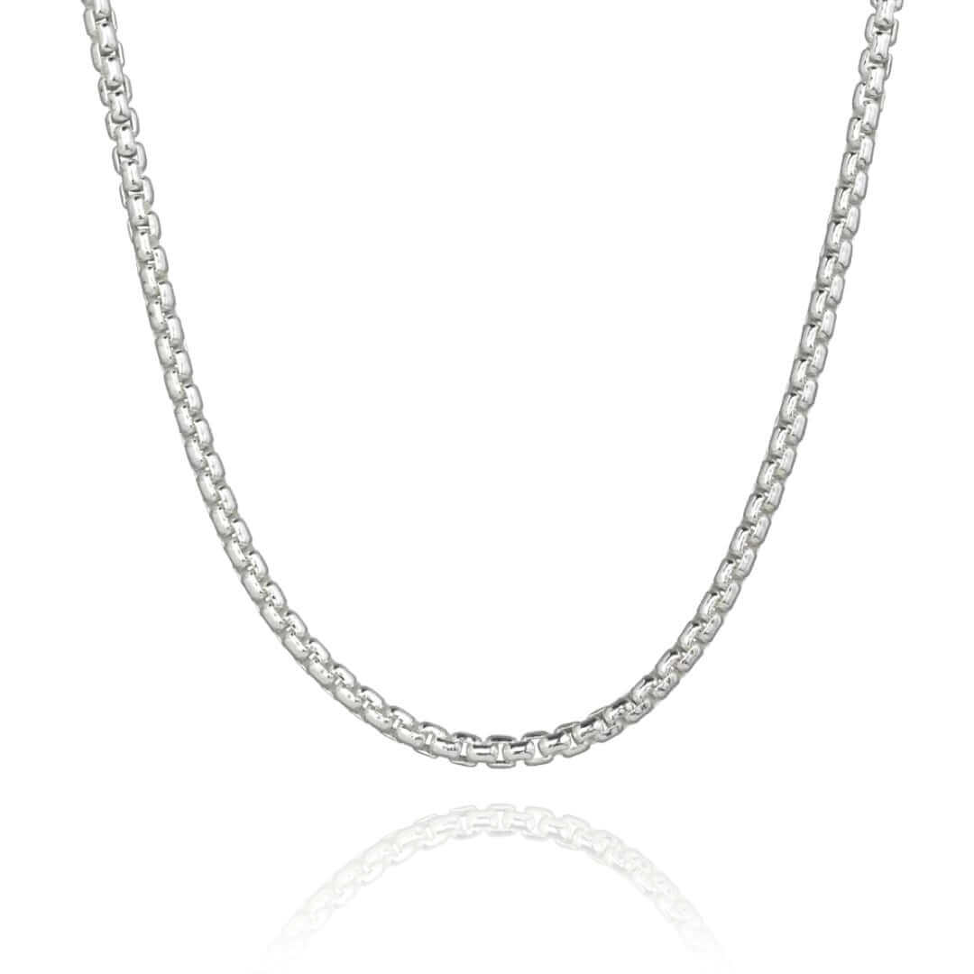 Box Chain White Gold - 3.5mm