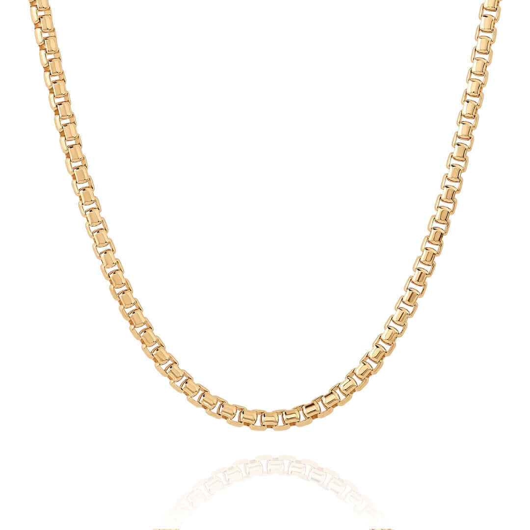 Box Chain Yellow Gold - 3.5mm