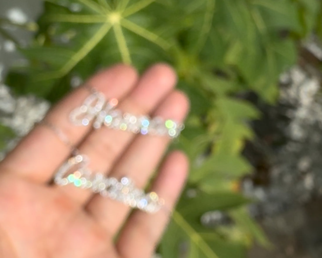 Gold & Diamond Name + Necklace