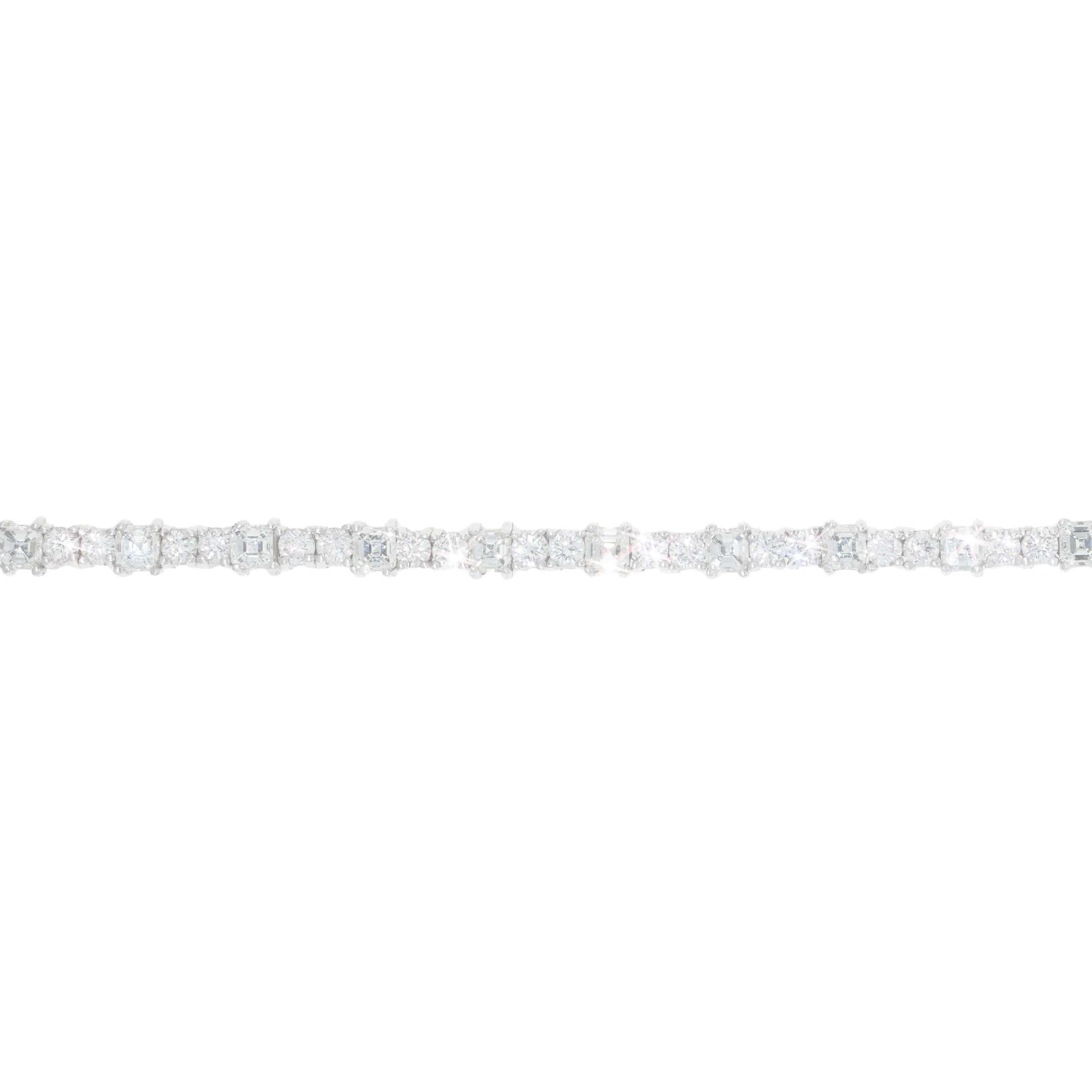 White Gold Tennis Bracelet