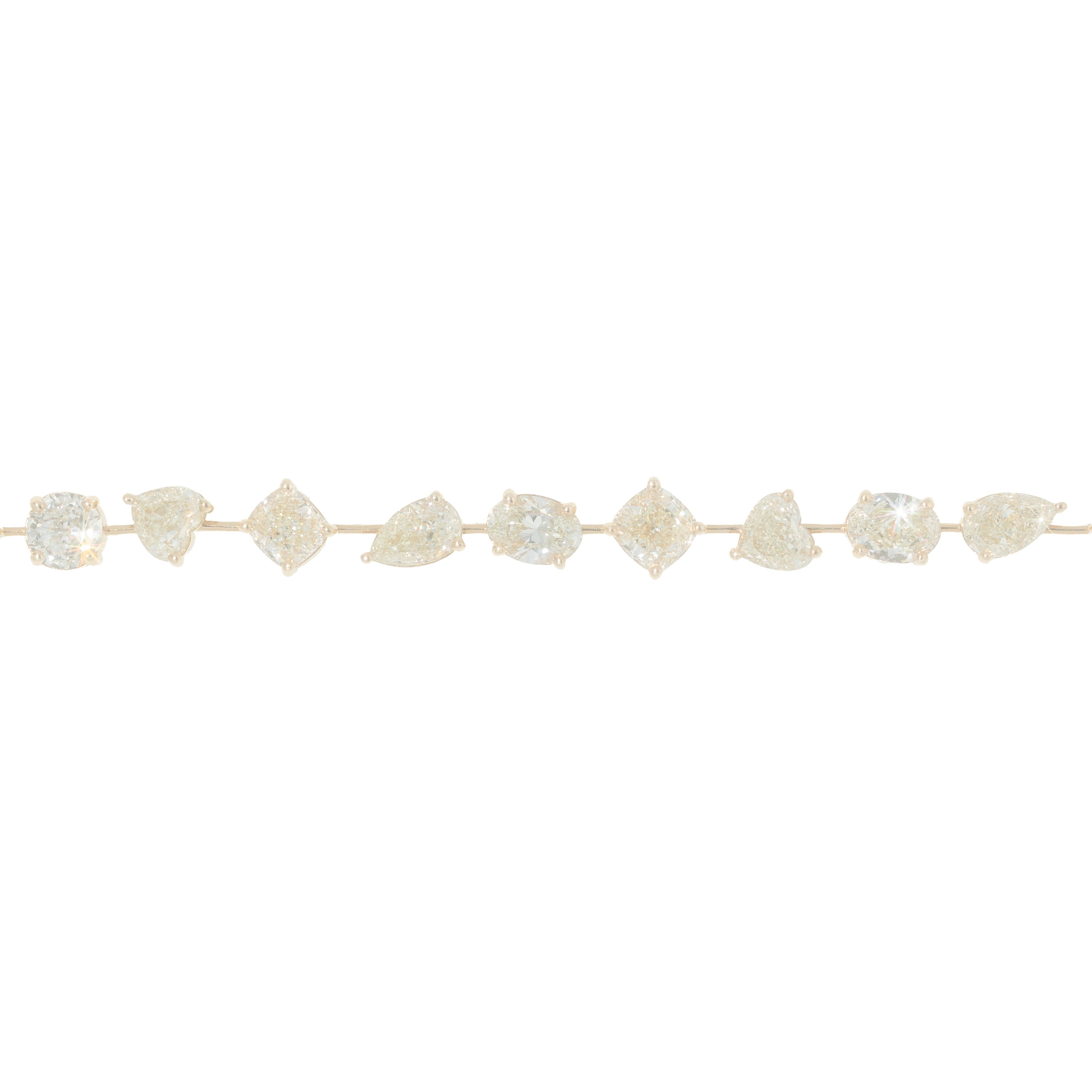 Mixed Shape Diamond Bracelet