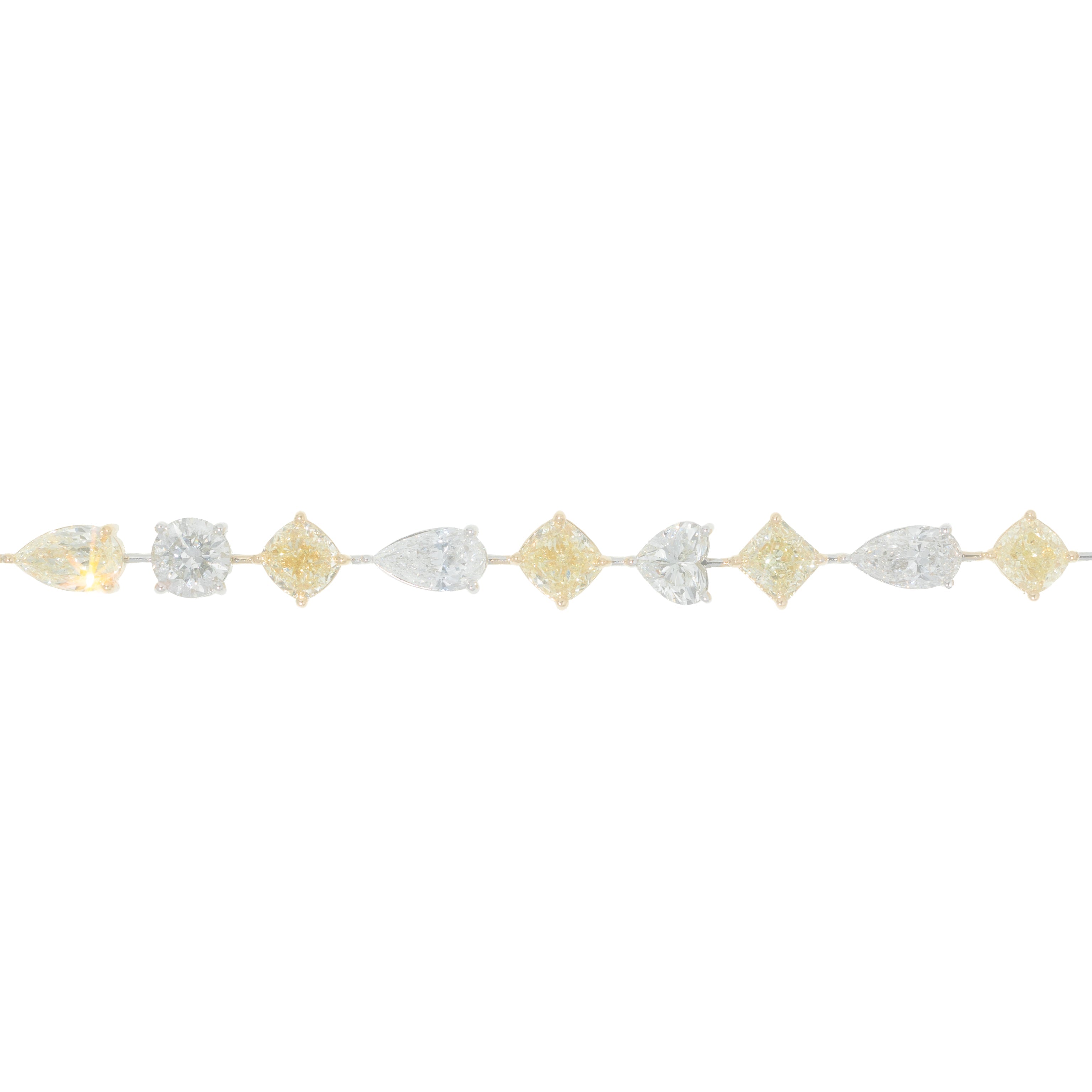 Mixed Shape Diamond Bracelet