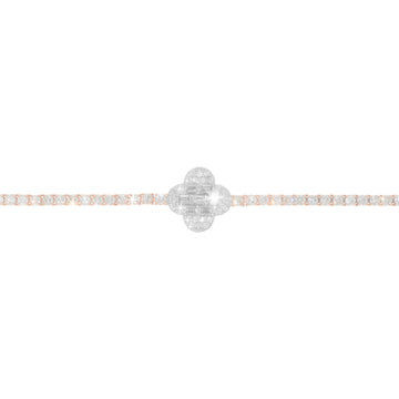 Tennis Bracelet With Center Colver