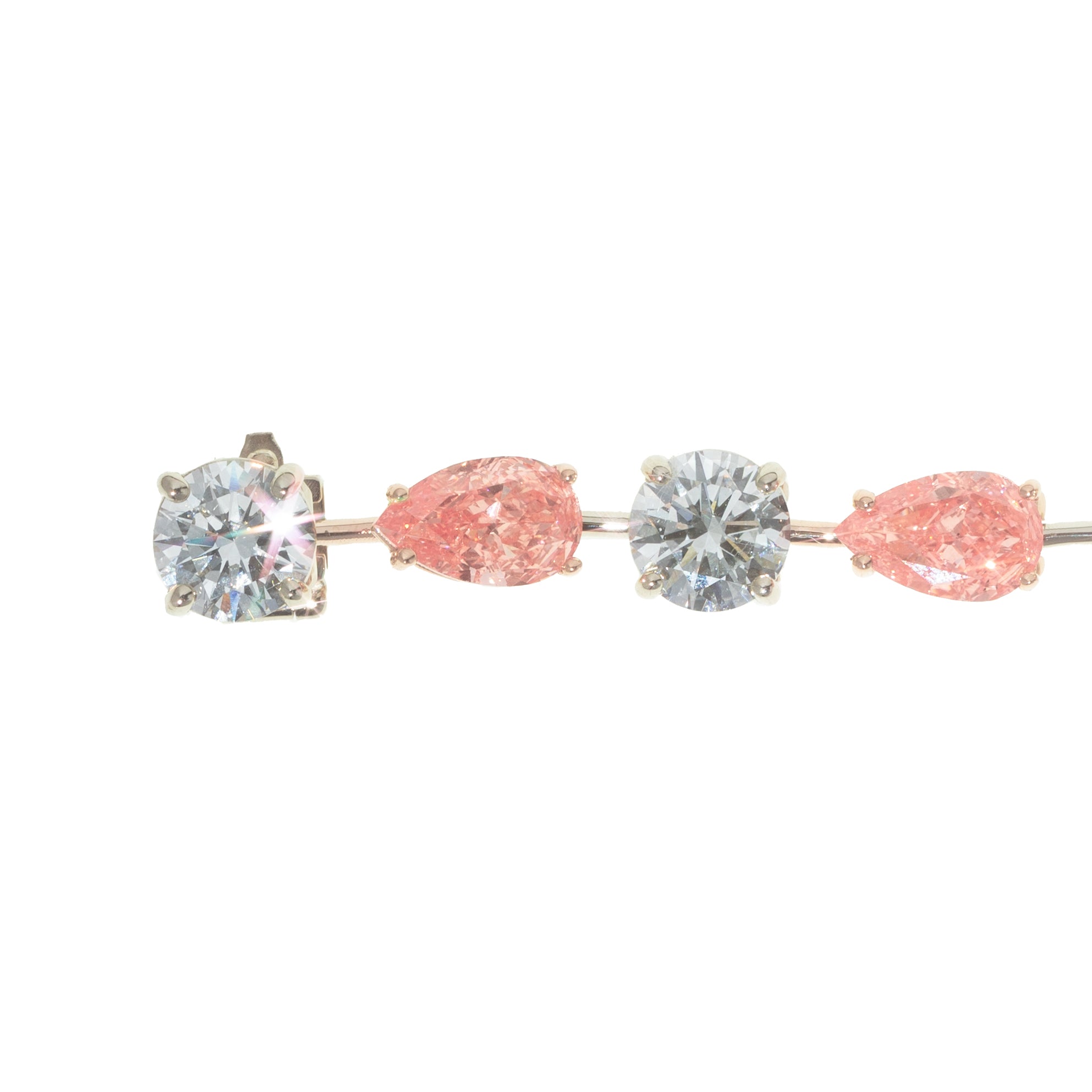Lab Mix Shape Diamond Bracelet