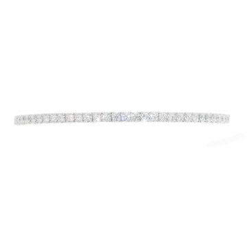 Lab Bangle With Diamonds