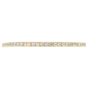 Lab Bangle With Diamonds
