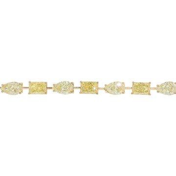 Lab Mixed Shape Diamond Bracelet