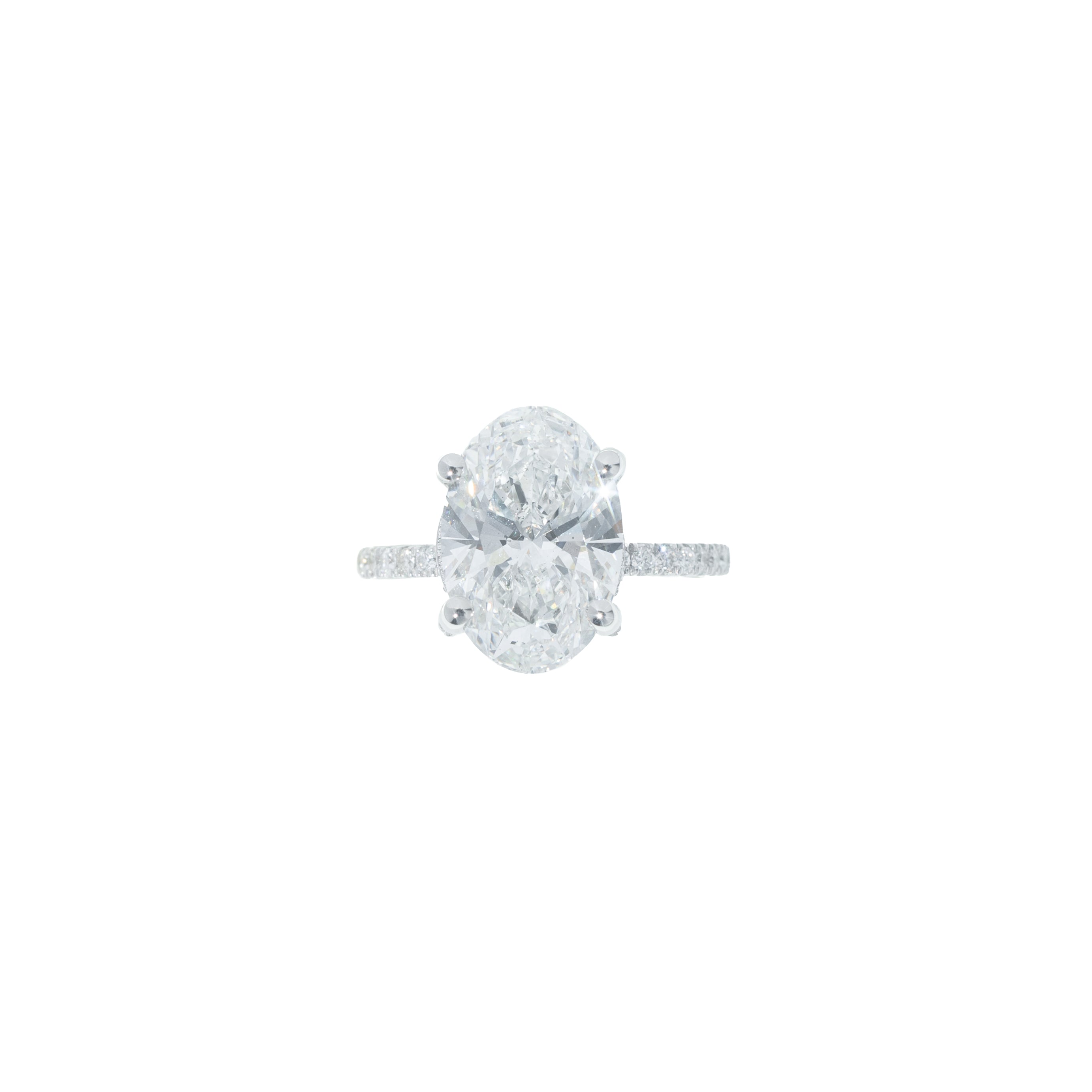 Lab Engagement Ring