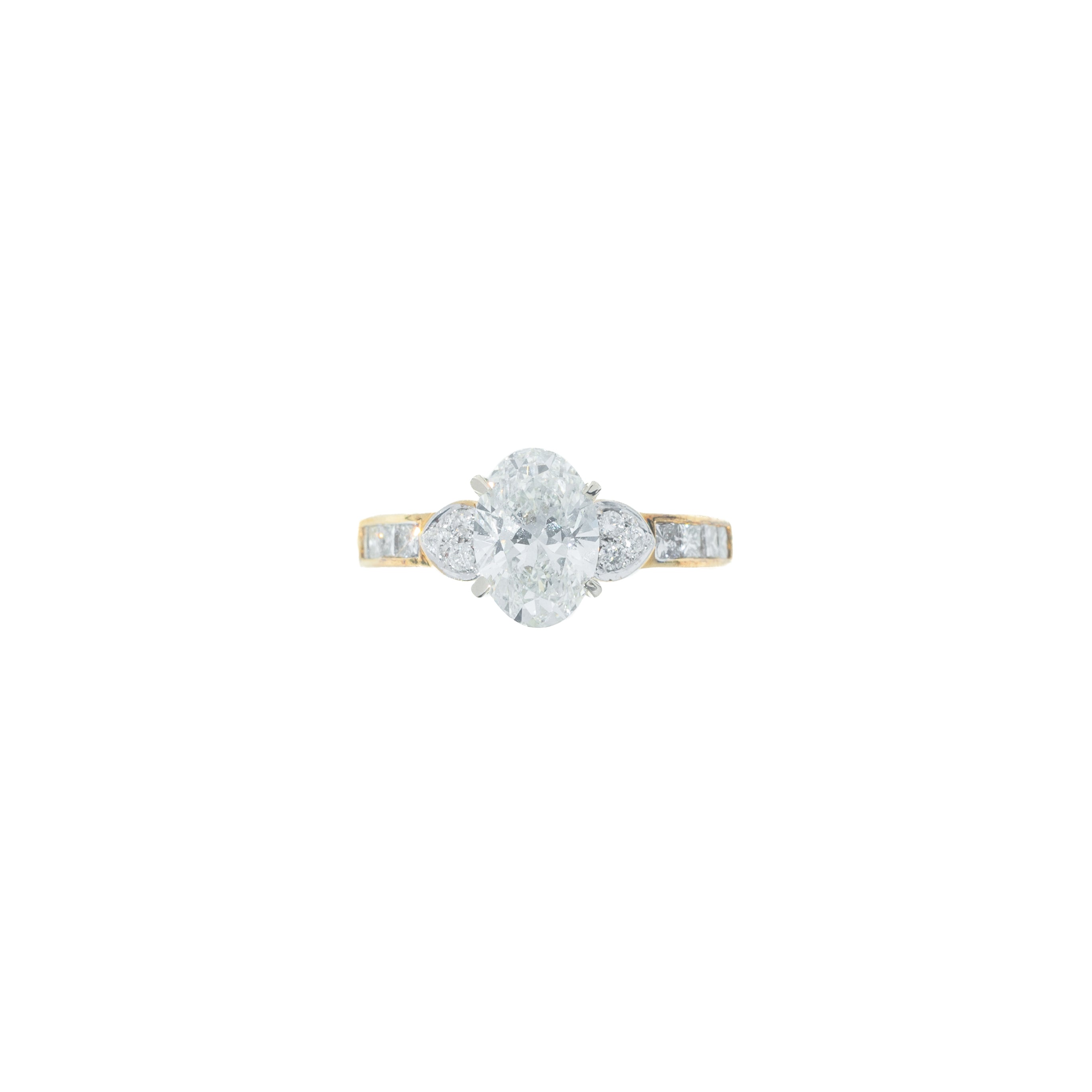 Lab Engagement Ring