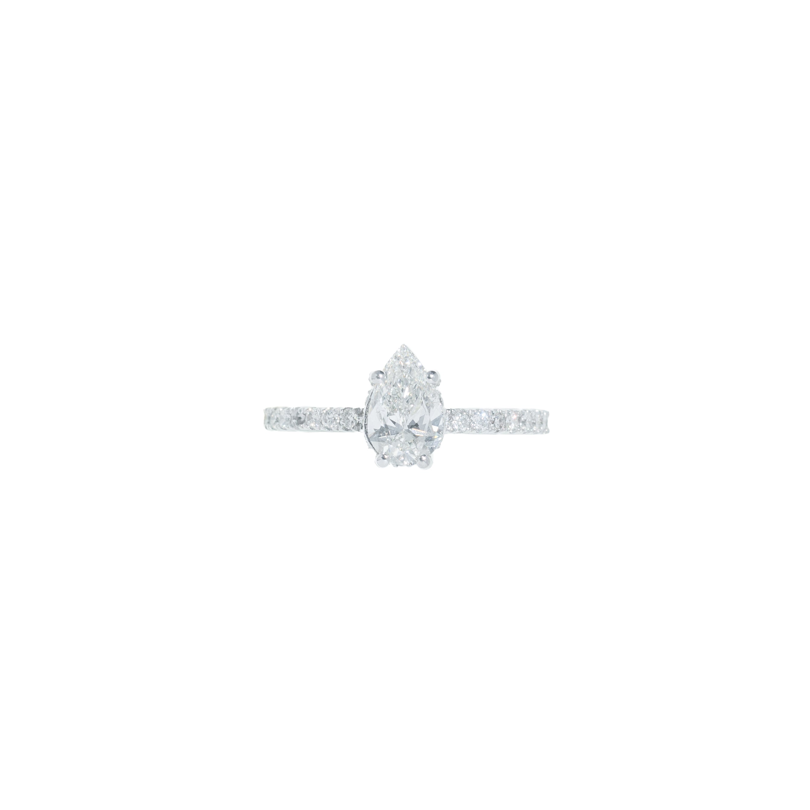 Lab Engagement Ring