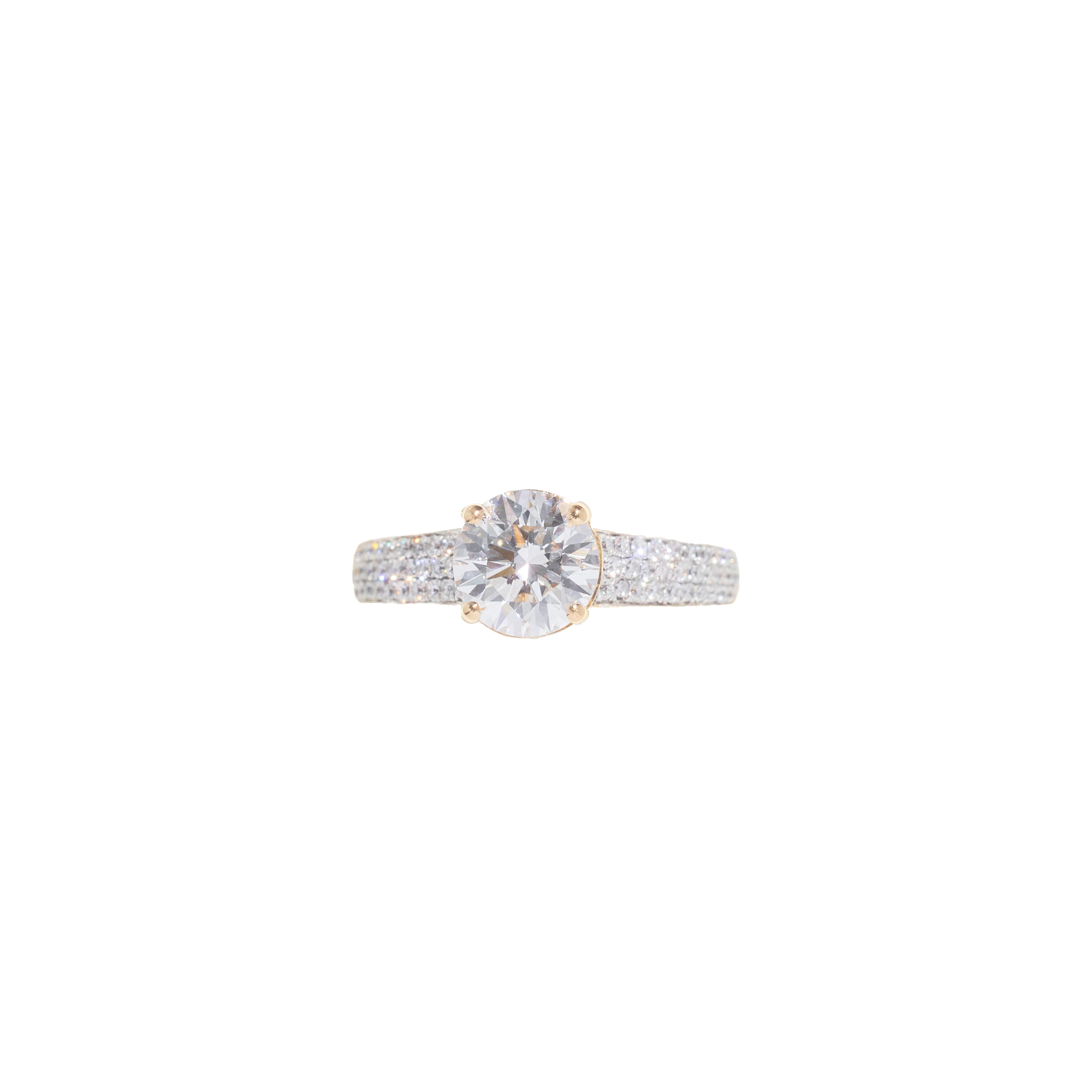 Lab Engagement Ring