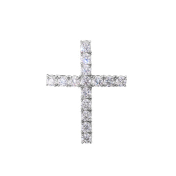 Lab Cross With Diamonds