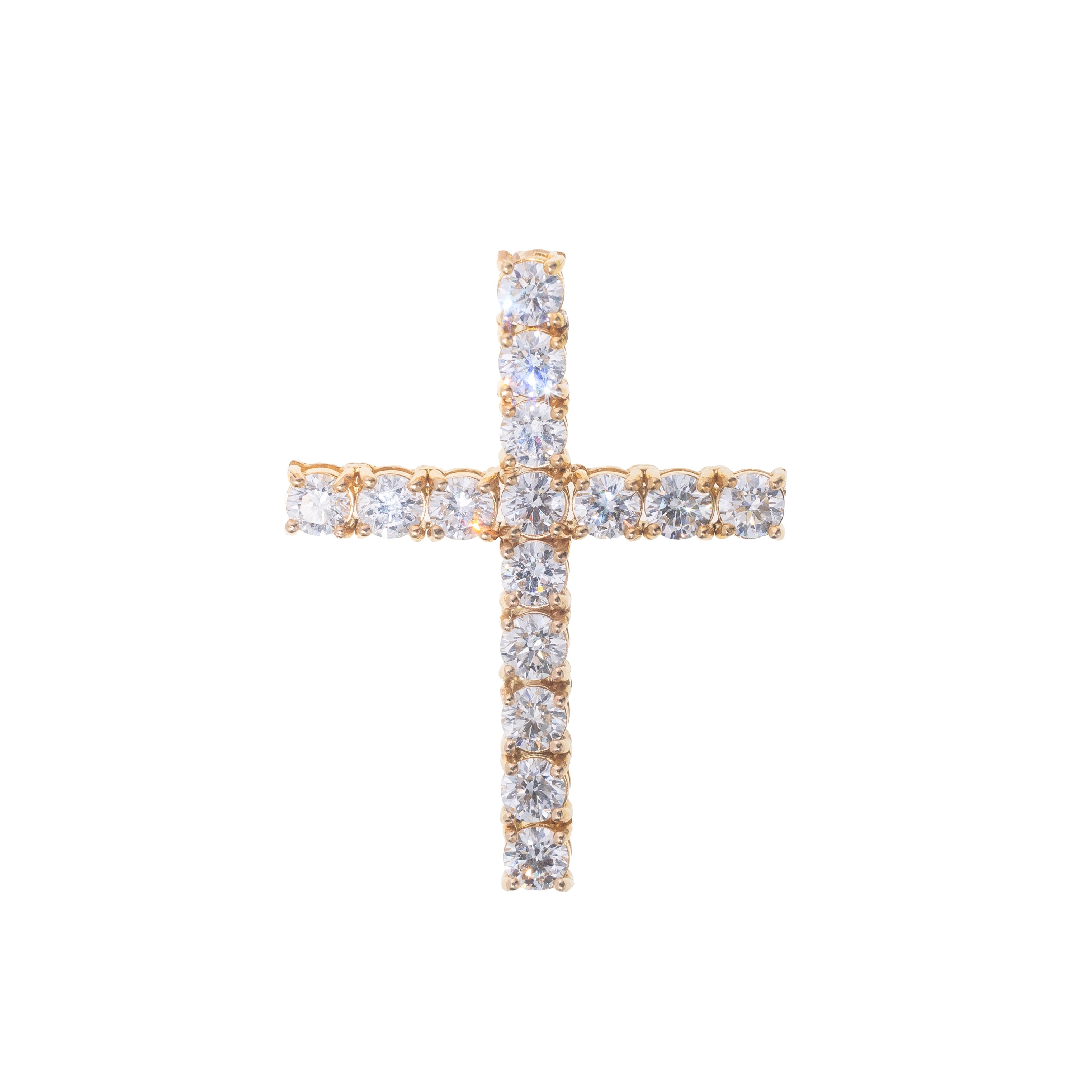 Lab Cross With Diamonds