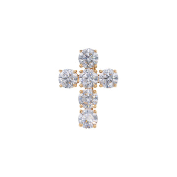 Lab Cross With Diamonds