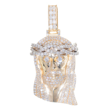 Lab Iced Out Jesus Piece