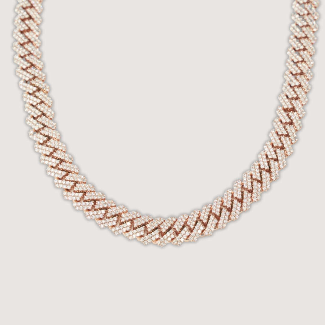 Diamond Cuban Link Chain - 15mm