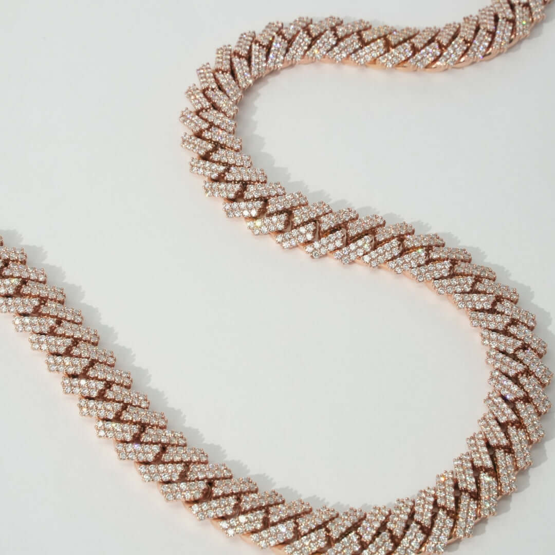 Diamond Cuban Link Chain - 15mm