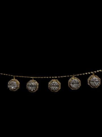 14K Yellow Gold & Natural Diamond Bracelet