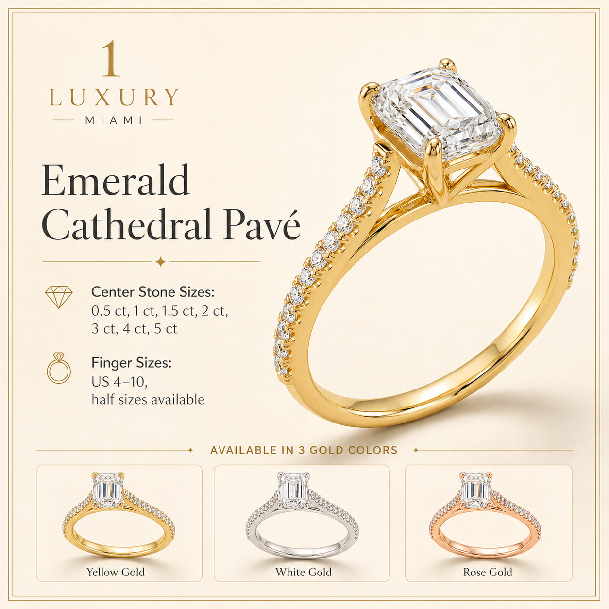 Emerald Cathedral Pavé