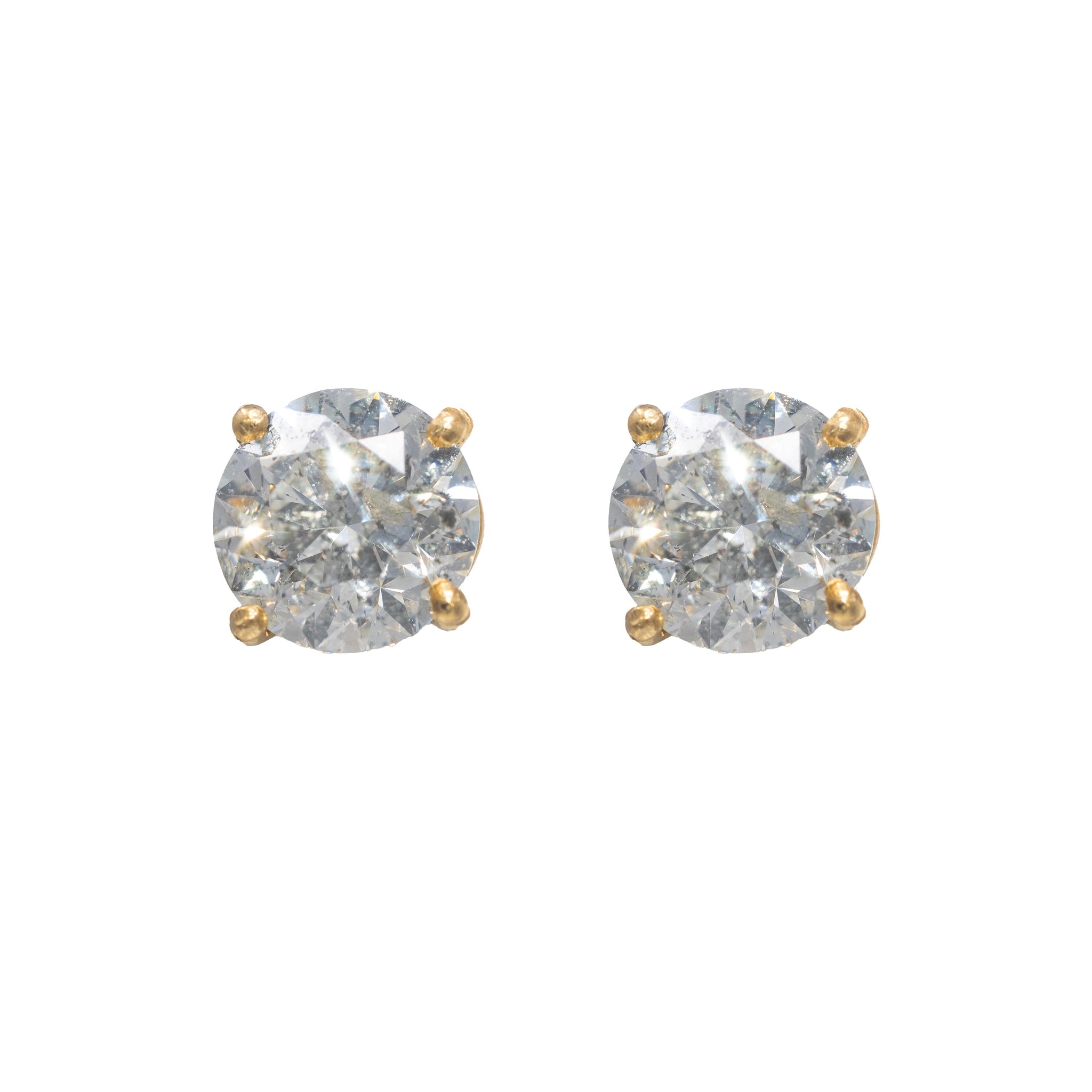 Earrings With Diamond Stud
