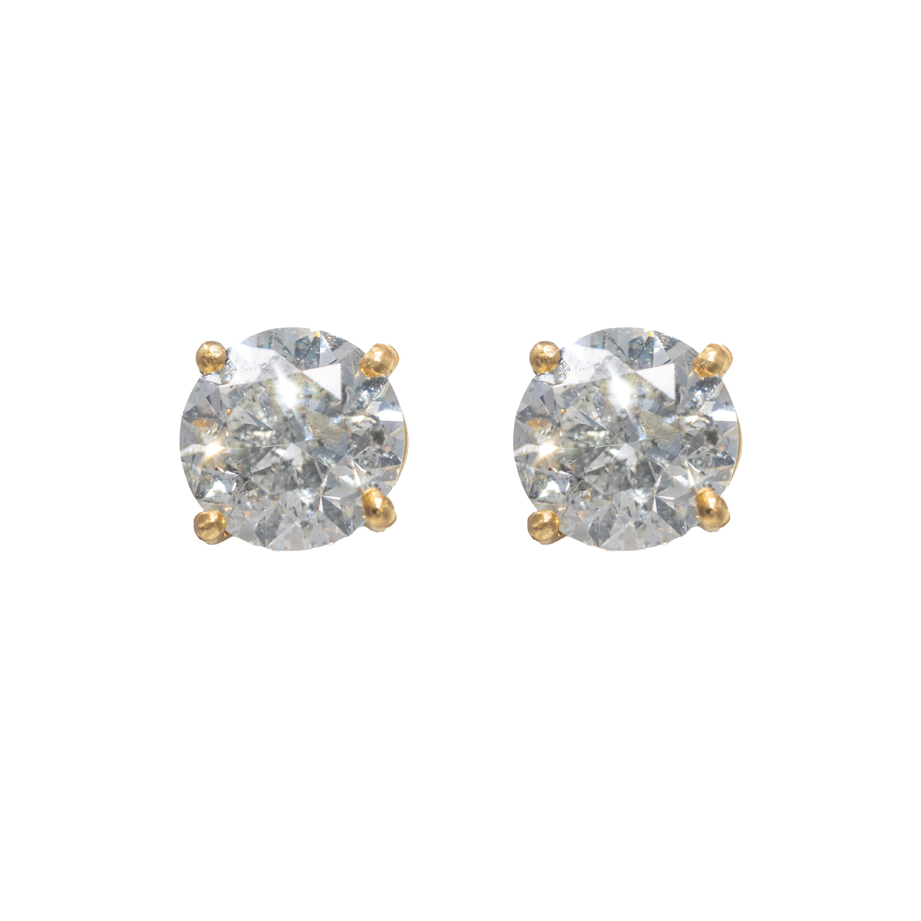 Earrings With Diamond Stud